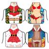Funny Kitchen Apron Cooking Baking Party Cleaning Aprons For Christmas Apron