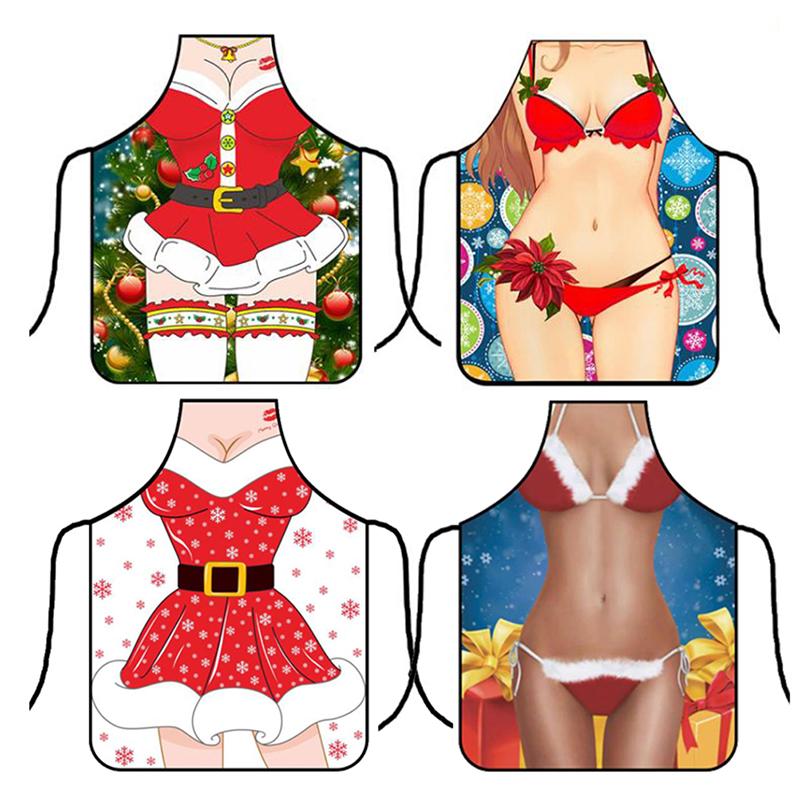 Funny Kitchen Apron Cooking Baking Party Cleaning Aprons For Christmas Apron