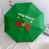 Wrexham AFC pattern, automatic folding umbrella, portable and foldable design, 8 ribs, a Christmas or birthday gift.