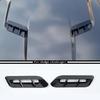 2x Front Engine Hood Air Outlet Cover Trim For Dodge Challenger SXT 2015+ Black