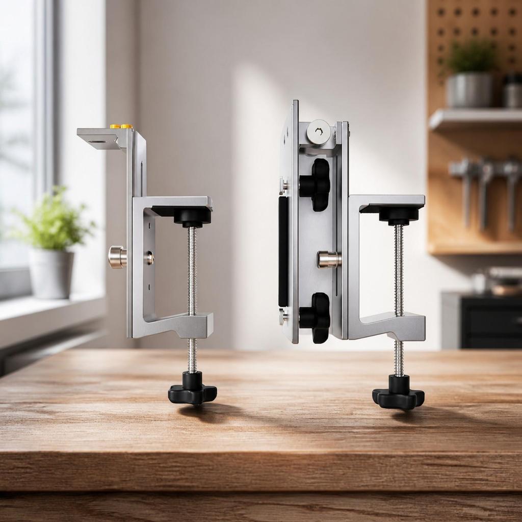 Rail-Mounted Clamp with Non-slipSlip Pads Safe Rail for Carpenters