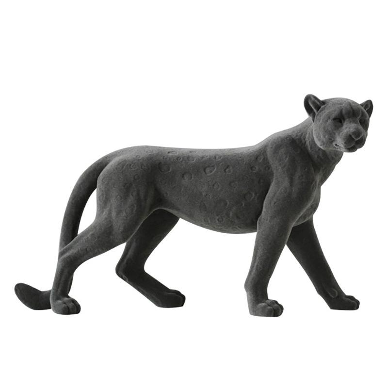 Elegant Leopard Figurine for Home or Office Decor