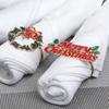 Hot Christmas Thanksgiving Ceremony Sense Napkin Ring Bell Elk Napkin Buckle Napkin Ring Decoration