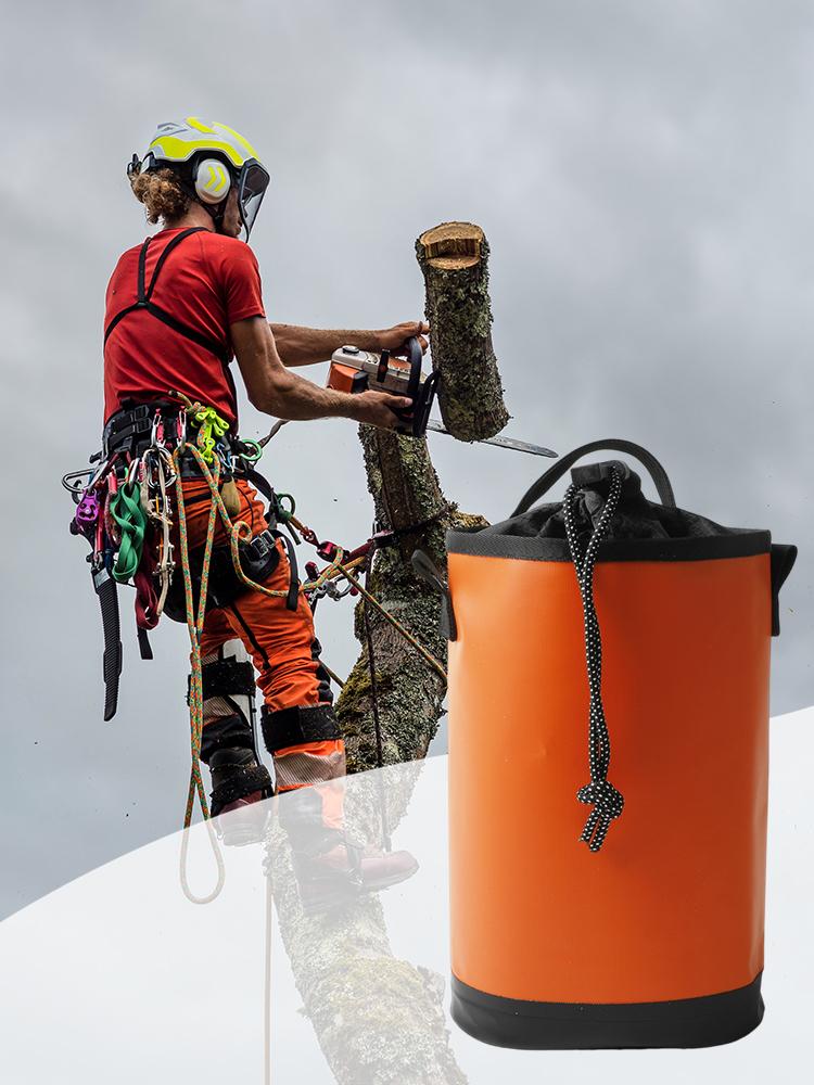 Climbing Rope Bag Tree Climbing Rock Rope Bag 5L Large Capacity Drawstring Bag Waterproof Quick Closure for Outdoor Climbing