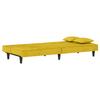 Yellow Velvet Sofa Bed