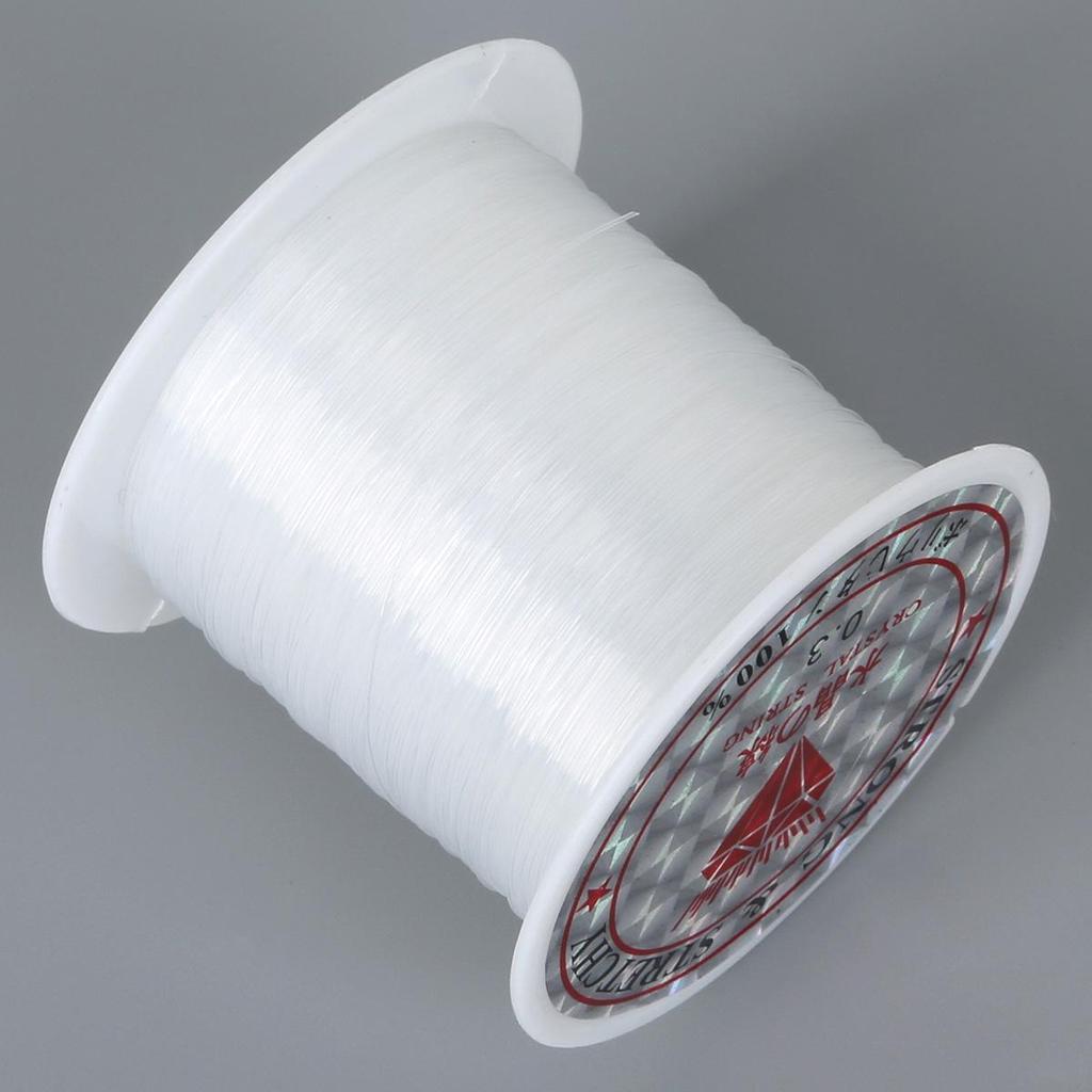 0.2-0.8mm Transparent Non-Elastic Fishing Line for Handmade DIY Jewelry: Bracelets, Necklaces, Beads