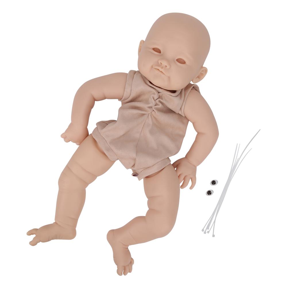 22inch DIY Reborn Doll Set Unpainted Lifelike Doll Kit Accessories for Children Kids