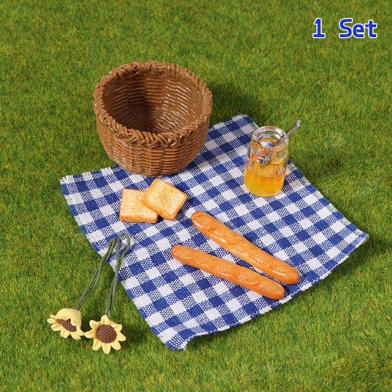 

1Комплект 1:12 Миниатюрный кукольный домик, корзина для медового хлеба, тканевая корзина для пикника, модель кухни, декор, игрушка, кукольный домик, аксессуары