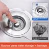 Kitchen Drain Anti-Clogging Strainer Rust-Resistant Universal Sink Sink Stopper