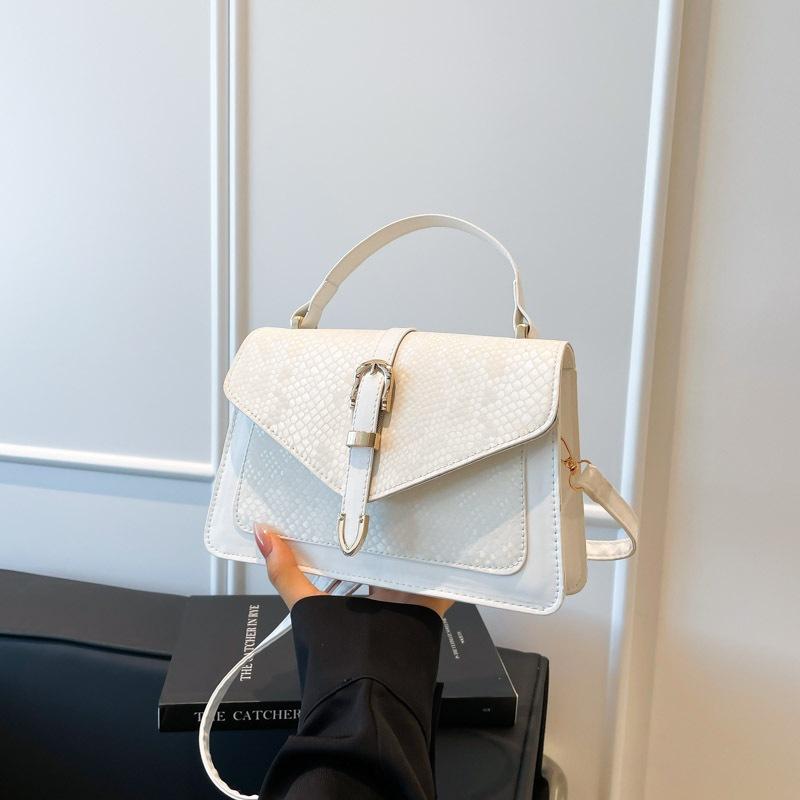 Un Bolso Cruzado de Hombro Único, Casual y de Moda, Un Bolso Cuadrado Pequeño Simple y Único