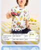 B. Duck Yellow Duck Children's Round Neck Top for Boys and Girls, Fun Summer Breathable Short T-shirt
