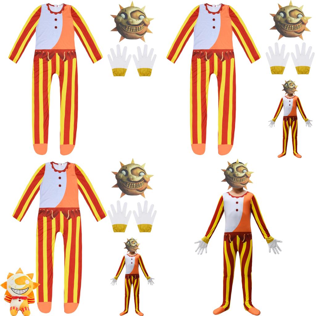 Sundrop Fnaf Cosplay Jumpsuit For Boys And Girls