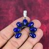 Lapis Lazuli anheng Håndlagde edelstenssmykker, 925 solid sterling sølv anheng, unikt design smykkeanheng