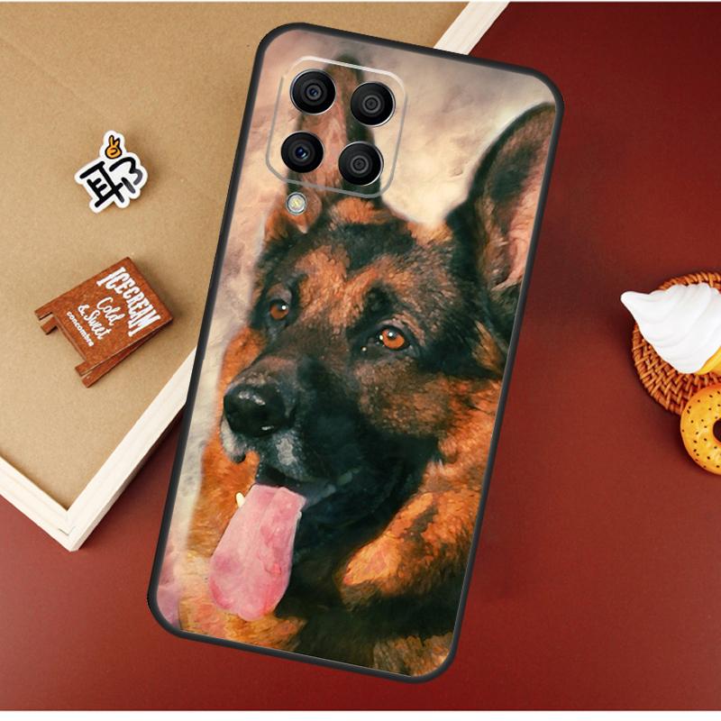 German Shepherd Dog Case For Samsung Galaxy M13 M53 M51 M31 M11 M14 M34 M54 M12 M32 M52 M16 M36 M56 M15 M35 M55