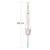 4pc Macrame Handmade Plant Hanger Baskets Flower Pots Holder Balcony Hanging Decoration Knotted Lifting Rope Hom