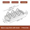 Bathroom Countertop Soap Rack Soap Storage Rack Bathroom Soap Draining Rack Kitchen Wool Sponge Storage Rack