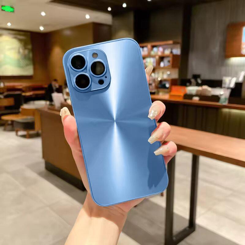 Luxury Laser Matte Magnetic Cases For iPhone 15 14 13 12 11 Pro Max Plus For Magsafe Wireless Charging Lens Protector Back Cover