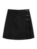 Stylish Retro Plaid Wool Mini Skirt for Plus Size Women - Korean Trendy Design