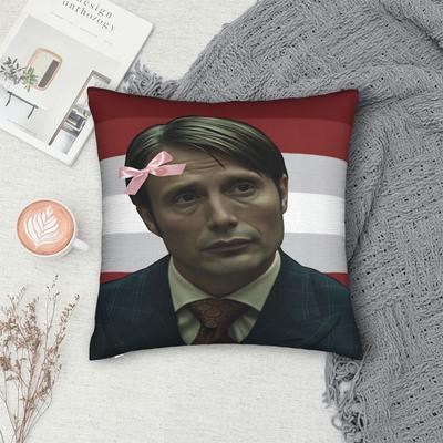 Mads Mikkelsen H-Hannibal Kissenbezug Mode Kissenbezug Für Wohnzimmer Sofa Bequeme Kissenbezüge Geschenk