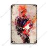 Vintage Eric Clapton Metallblechschild Retro Industrielle Wanddekoration für Heimbar Club Dekorative Platte Poster Metallplakette Perfec