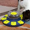 Maxley Puppy Nose Work Bang Bangi Snack Puzzle Dog Toy, Navy