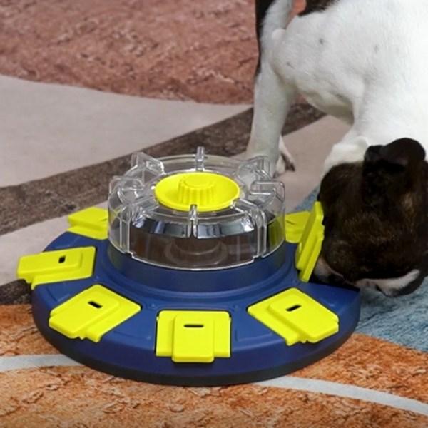 Maxley Puppy Nose Work Bang Bangi Snack Puzzle Dog Toy, Navy