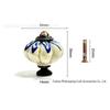 Hand-Painted Ceramic Floral Pumpkin Drawer Handle 