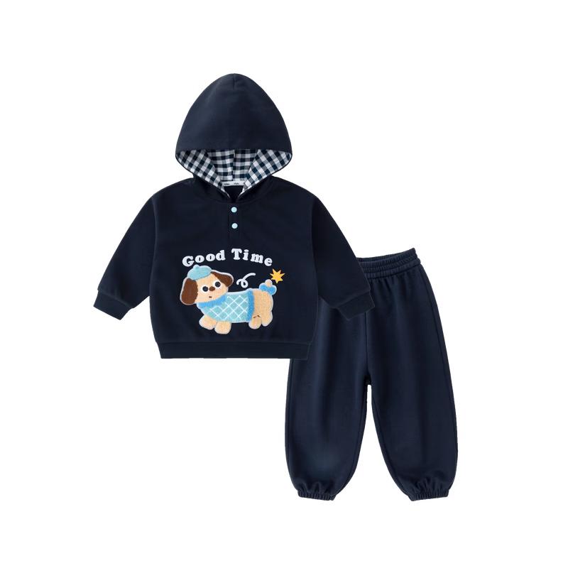 Dudu Family Baby Autumn Sports Two-Piece Set 130