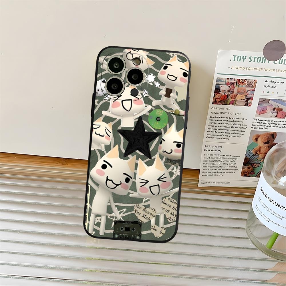 

INS Милый Кот Торо Иноуэ Чехол для Телефона Fundas Для Iphone 13 17 11 15ProMax 14 12 16 Pro Xs Max Mini Xr X Plus Coque iPhone 13