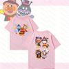 AnpanUnisex Süße Cartoon Lustige Oberteile Unisex Unisexs Hemden Damen t-shirts Hipster Kurzarm Neuheit Trendige Kleidung Mode T-Shirts