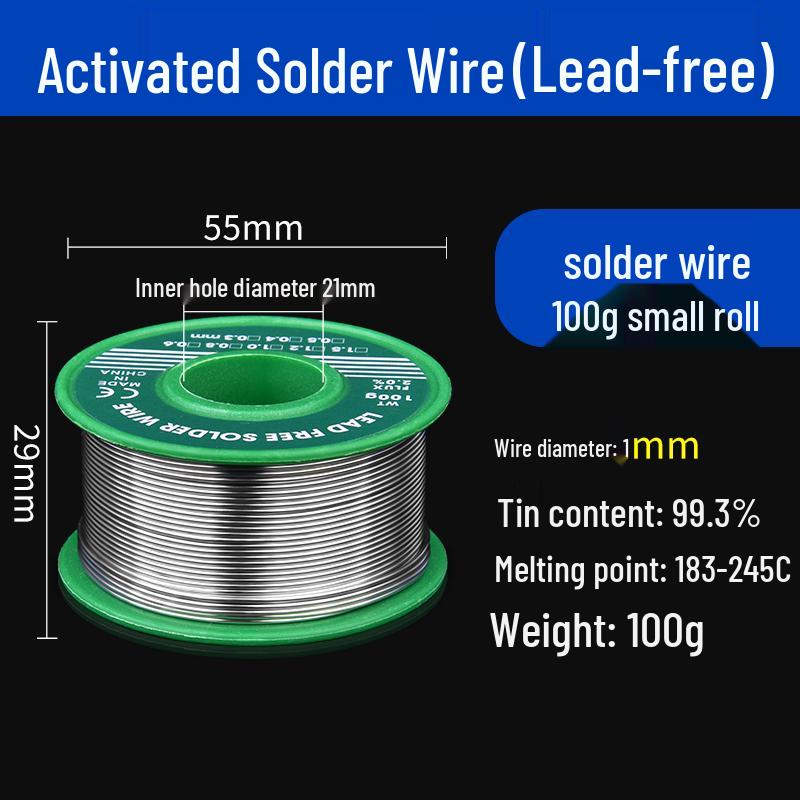 High-Purity Lead-Free Rosin Core Solder Wire for Low-Temperature Welding