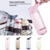 Water With Bottle Straw Plastic Bpa Leakproof Sports Travel Plastic Drinks Mugs