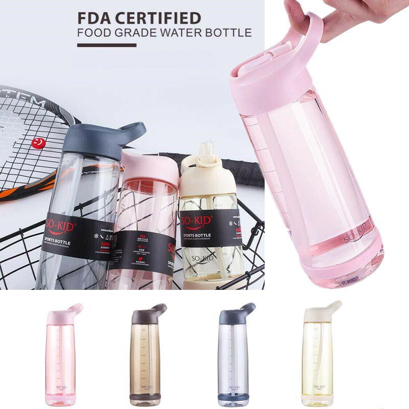 Durable Bpa Free Leakproof Water Bottle With Straw For Sports And Travel