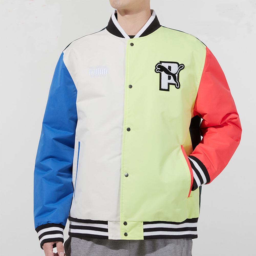 Puma Casual Warm Baseball Cotton Jacket Men Jacket Multicolor 532415-74