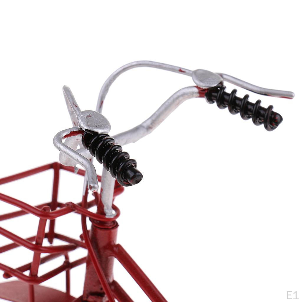 1x Collectible Metal Bicycle Bike Model Toy for Home Table Pub Bar Decor