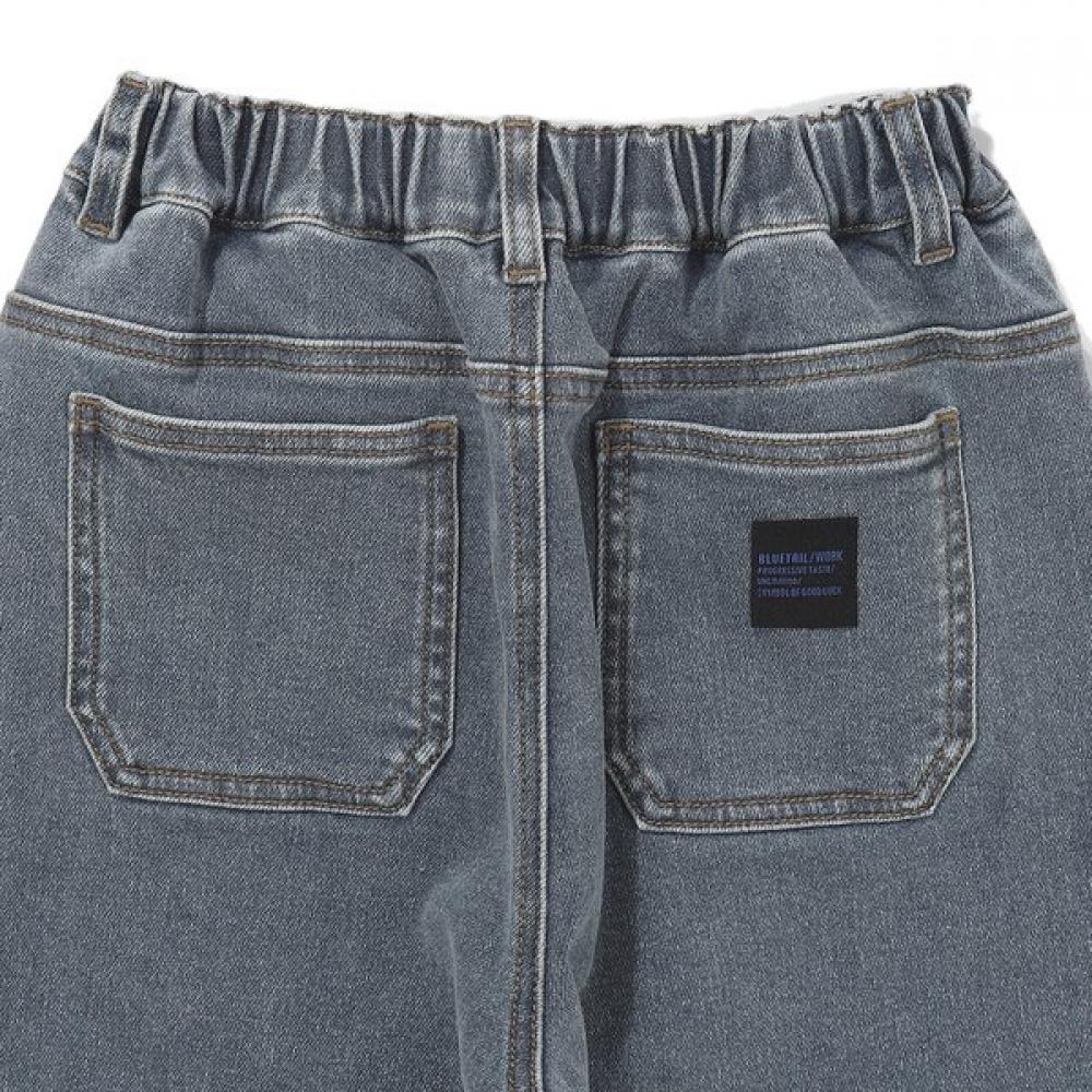 Bluetail Denim Pants Balloon Fit Blue Azh3pt01bu