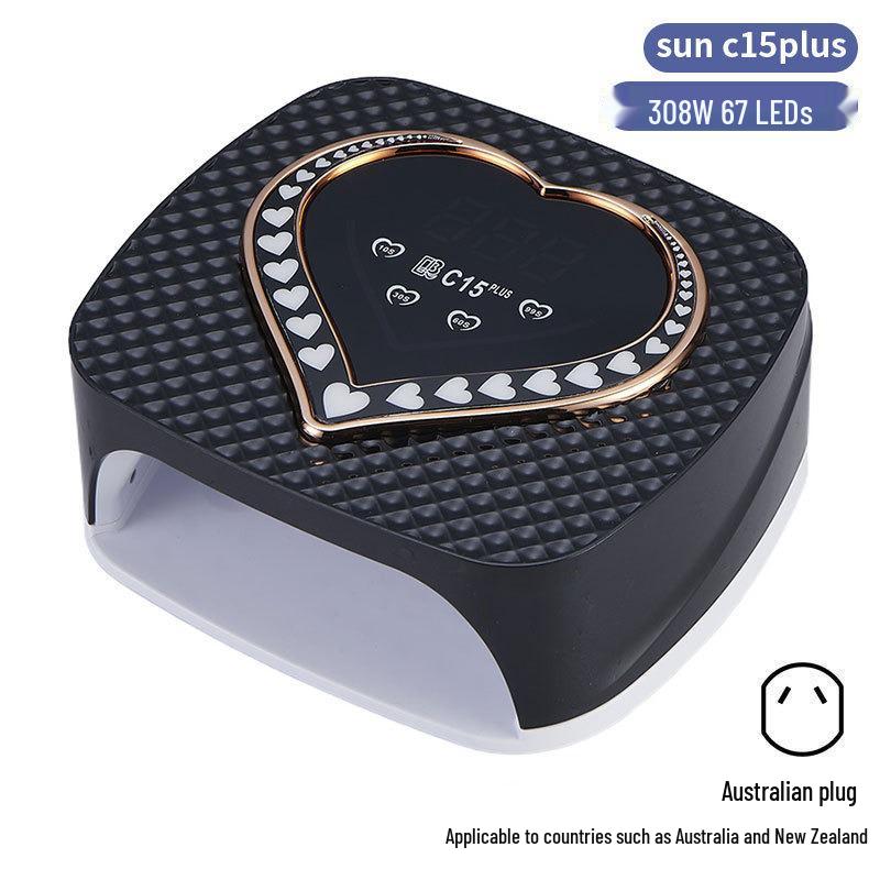 Dazzling 256W LED Nail Curing Lamp, Quick Dry Gel Lamp for Salon Use