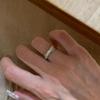 S925 Sterling Silver Korean Style Adjustable Open Ring for Women - Niche Light Luxury Trendy Colorfast High-End Feel