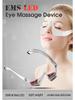 Multifunctional Eye Care Device: Handheld Beauty Massager with Red Light and Essence Application for Home Use.
