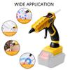 50W Cordless Glue Gun For Makita DEWALT Milwaukee 18V Battery With 20pc 7mm Glue Sticks Electric Repair Tool