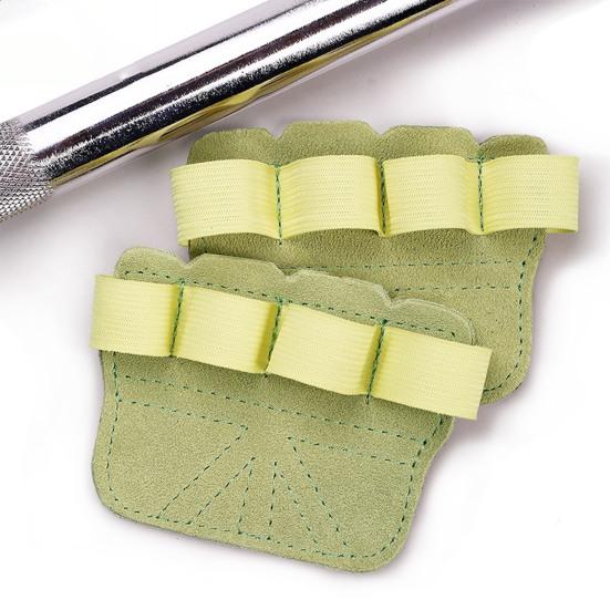 Weight Lifting Gloves for Men Women Cowhide Workout Gloves Weightlifting Grips Double-Layered Palm Protection Fitness Accessories