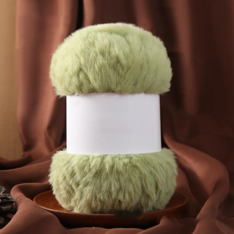 Wool Circle Solid Color Yarn Hand Woven Diy Scarf Hat Sweater Medium Thick Merino Wool Thread Soft And Comfortable Fluffy