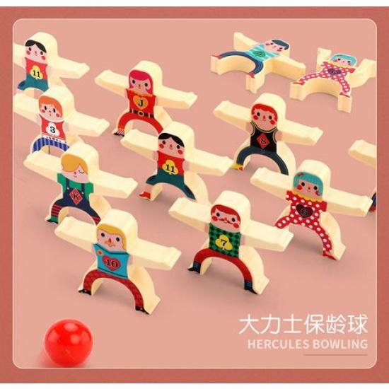 Children's Toy Hercules Jenga Building Blocks Early Education Desktop Parent-Child Intellectual Power Development Balance Bricks Pro
