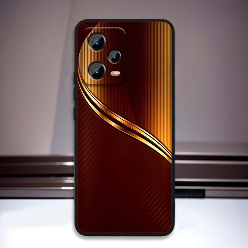 Mechanical style pattern For Xiaomi Redmi Note 15 14 13 12 12S 11E 11 11S Pro Plus 4G 5G Black Soft TPU Phone Case