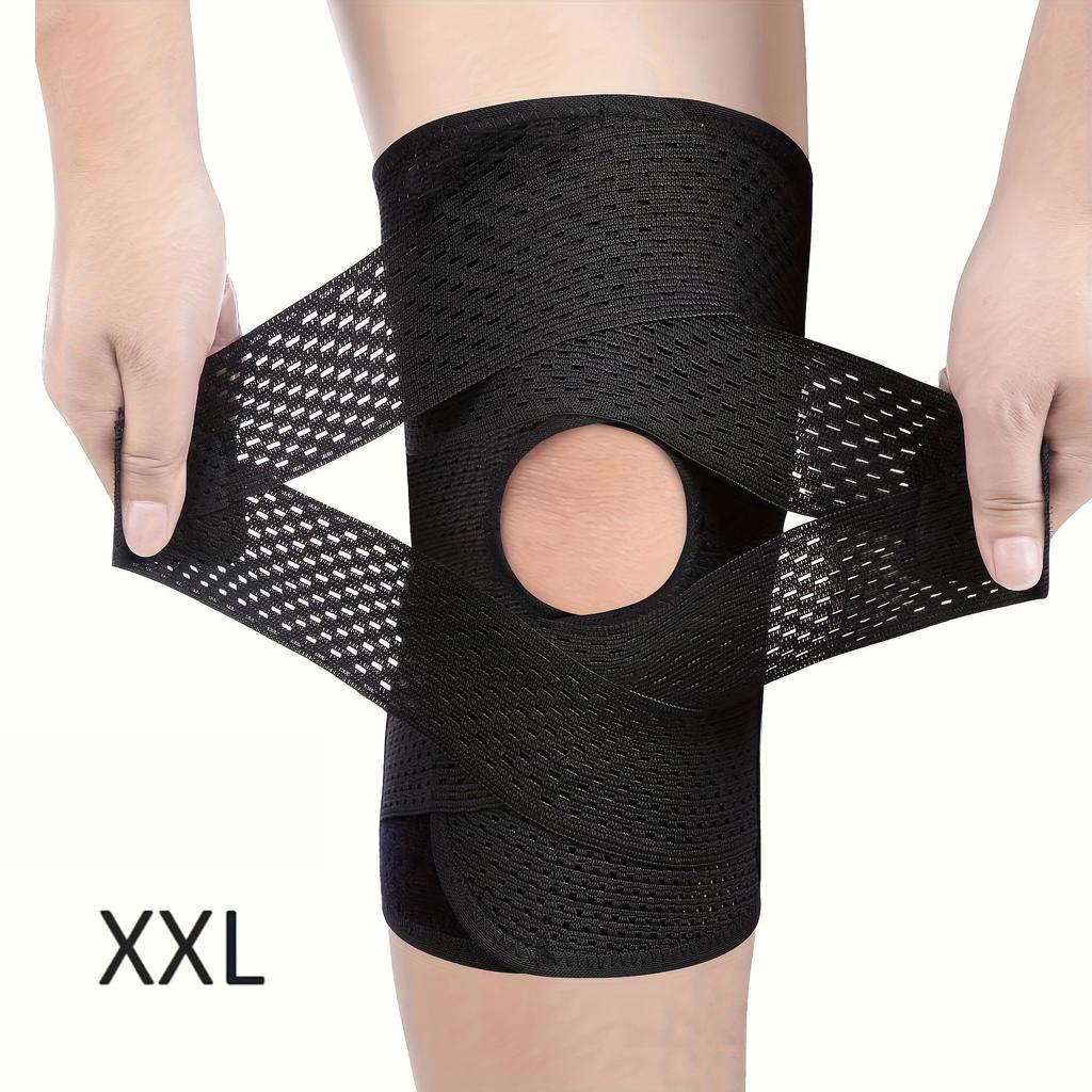 Atmungsaktive Knieschoner der sechsten Generation: Leichtgewichtige Sportarten, Laufen, Radfahren, Bergsteigen, Meniskusstütze, Kniegelenk Patellaband.