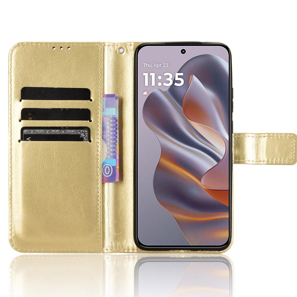 For Motorola Thinkphone 25 5G/Edge 50 Neo 5G/Moto S50 5G Case Crazy Horse Texture PU Leather Phone Wallet Cover