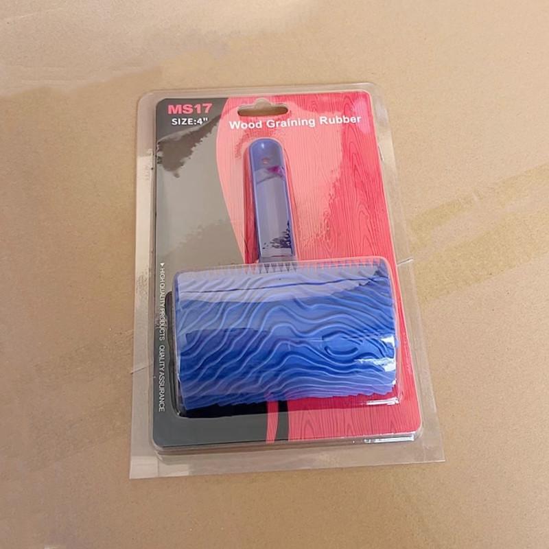 S/M-Type Wood Grain Tool Set: Sheet & Rubber Tools for Imitation Wall Art - Models MS3, MS6, MS21