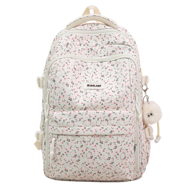 Korean Style Casual Printed Student Backpack: Lightweight, Versatile, Large Capacity
