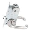 Stainless Steel Aisle Handle Lock Door Lock Kit for Fire Emergency Exit Corridor