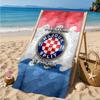 Ręcznik plażowy HNK Hajduk Split, Szybkoschnący, Łatwy w pielęgnacji, Odpowiedni zarówno do fitnessu, jak i na wakacje na plaży, Niezbędny sportowiec
